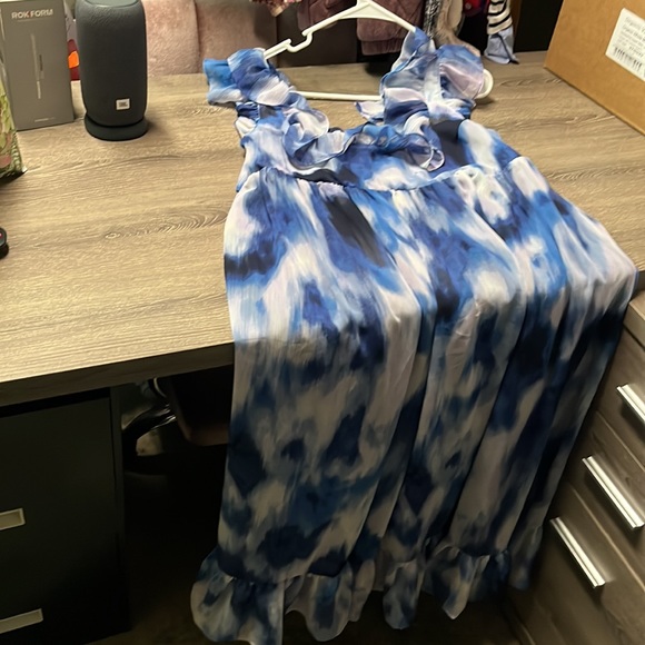 Banana Republic Empire Waist Maxi Dress Sz Medium - Picture 5 of 6